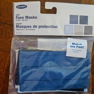 Old Navy Kids Face Masks 5-Pack Blue
